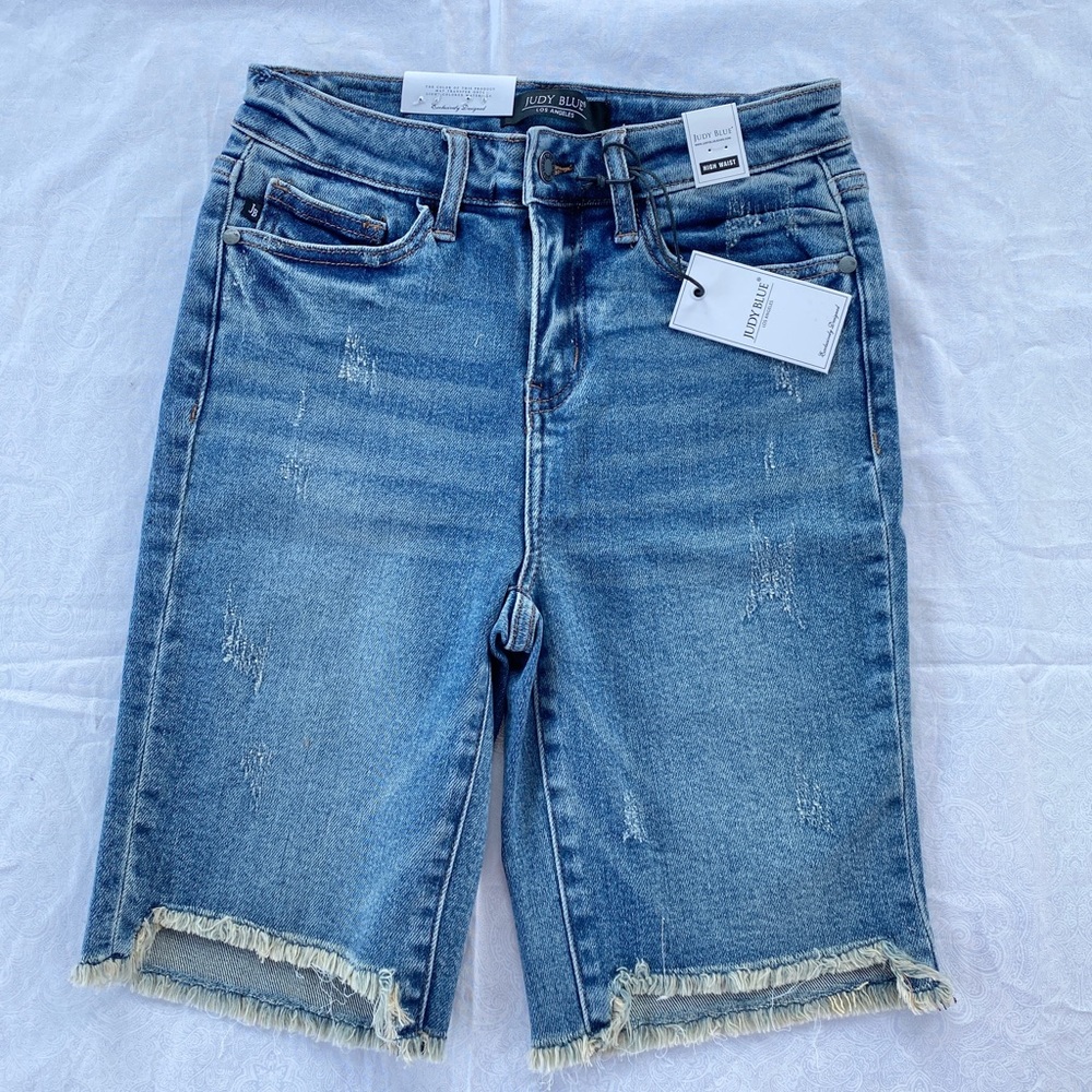 Judy Blue High Waist Bermuda Shorts